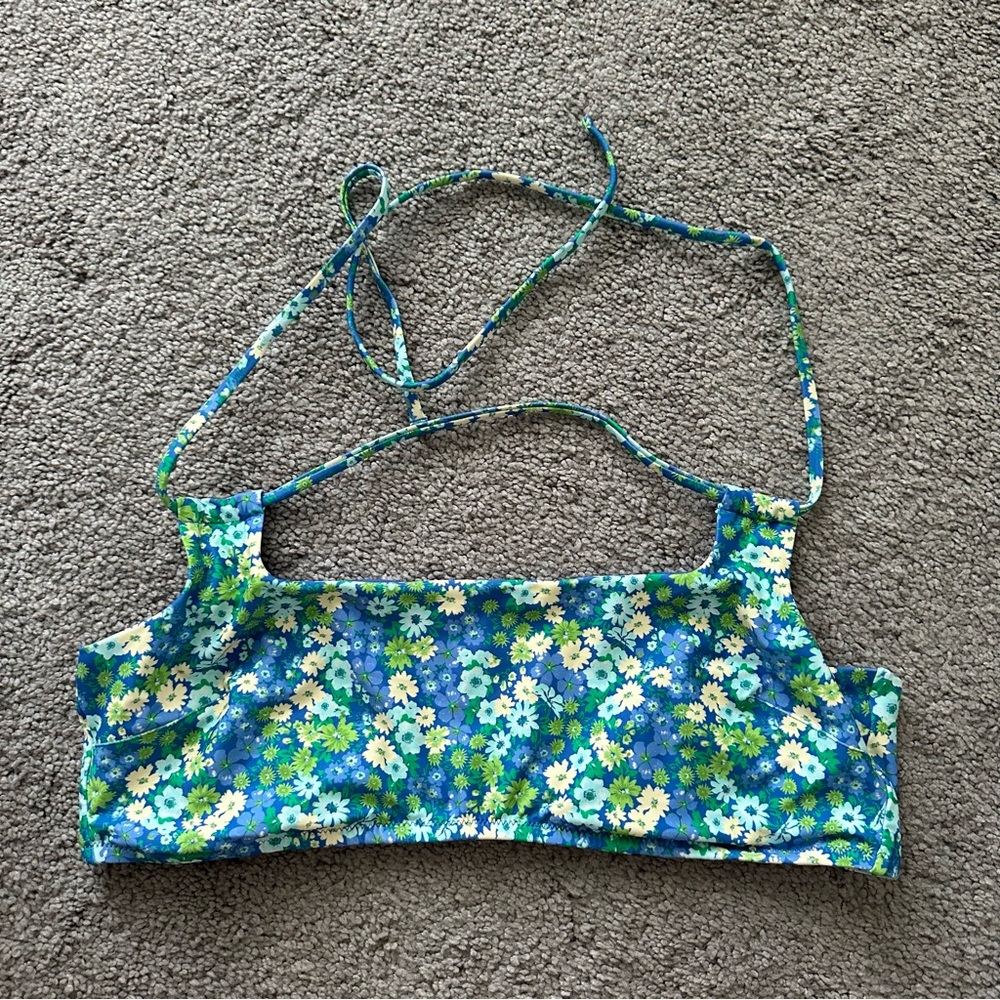 Aerie Floral Bikini Top - Picture 2 of 3